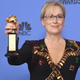Meryl Streep, recipient of the Cecil B. DeMille Award at the Golden Globes, poses in the press room during the 74th Annual Golden Globe Awards at the Beverly Hilton Hotel on Jan. 8, 2017, in Beverly Hills, Calif.
Kevin Winter/Getty Images